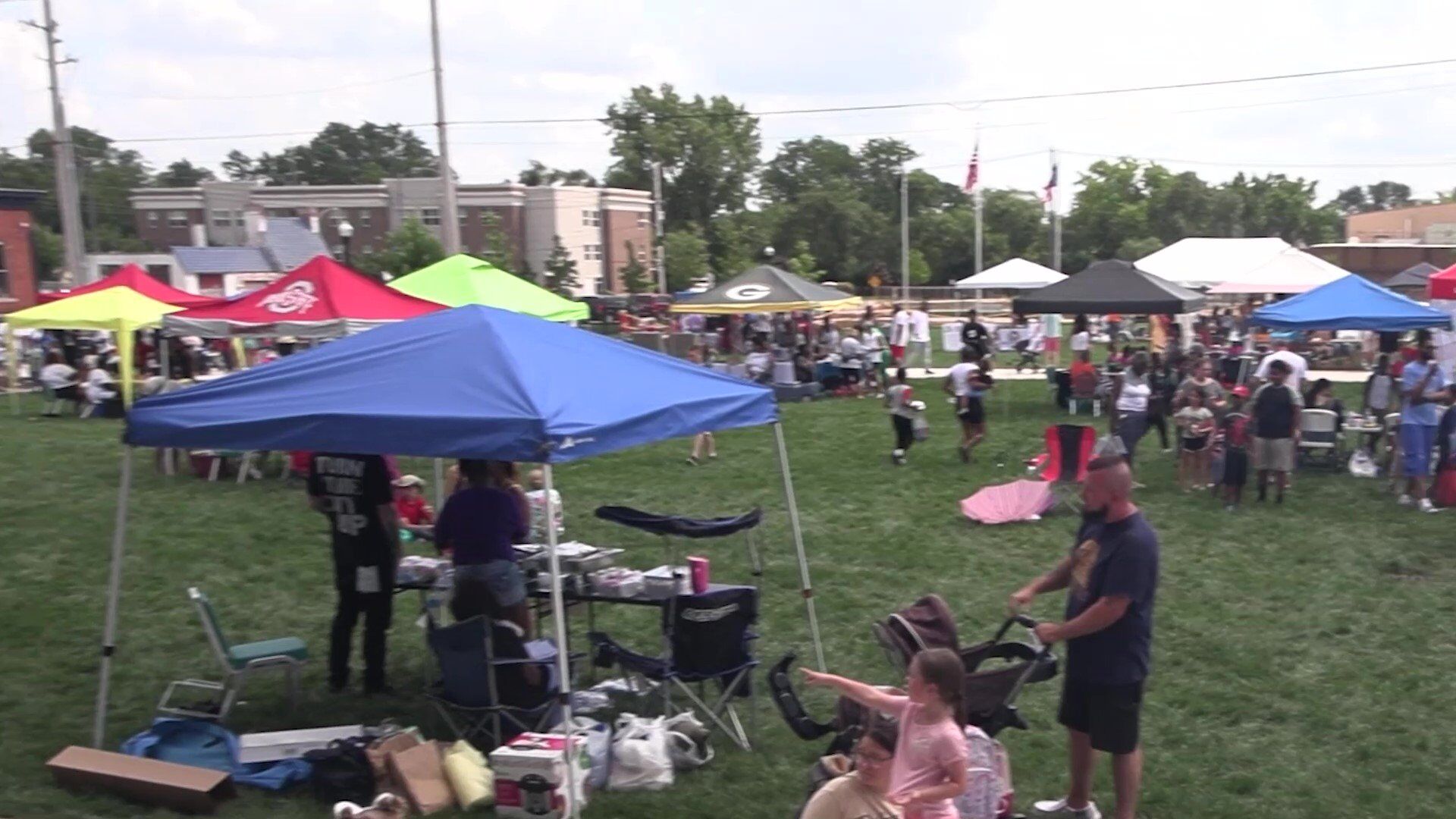 Lima Groups Unite to help hundreds of kids at Back 2 School Block Party